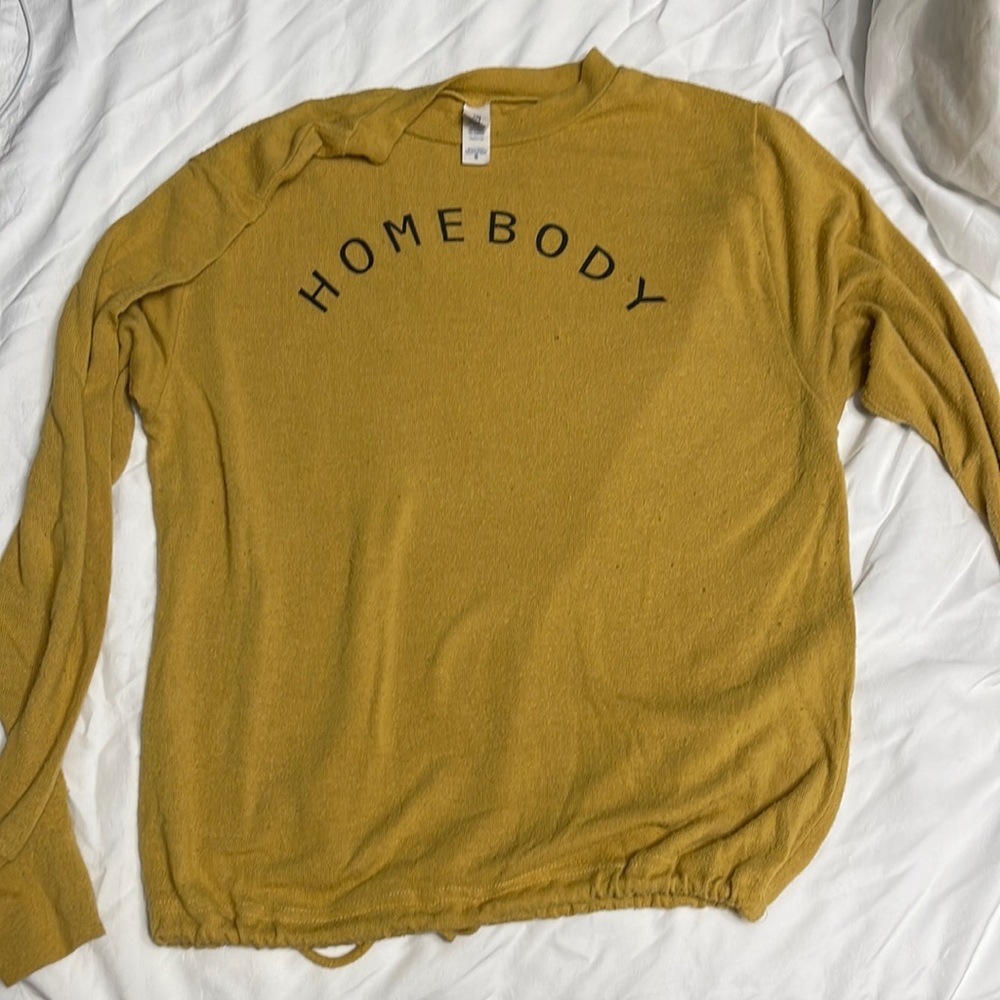 Yellow light sweater
